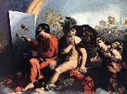 Jupiter, Mercury and the Virtue df DOSSI, Dosso